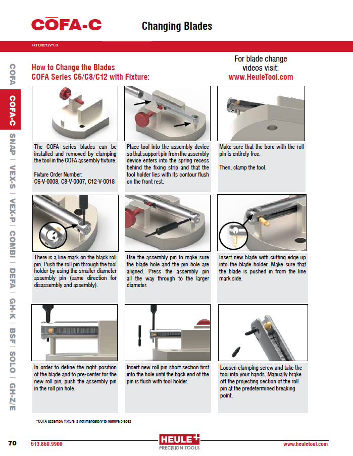 HEULE COFA-C Changing Blades